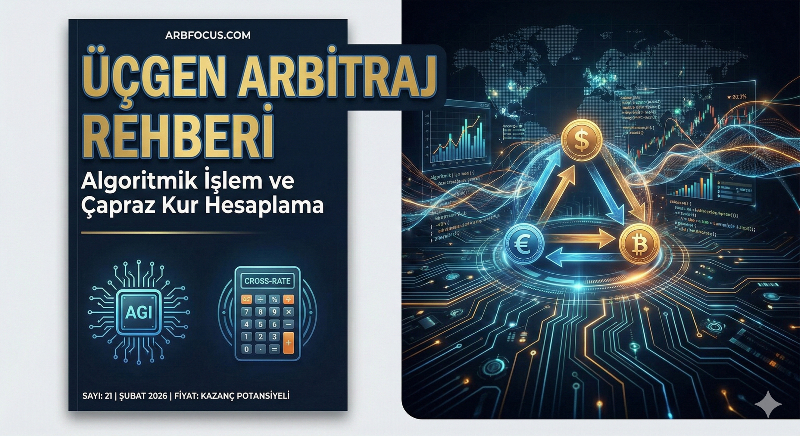 Üçgen Arbitraj Rehberi: Algoritmik İşlem ve Çapraz Kur Hesaplama