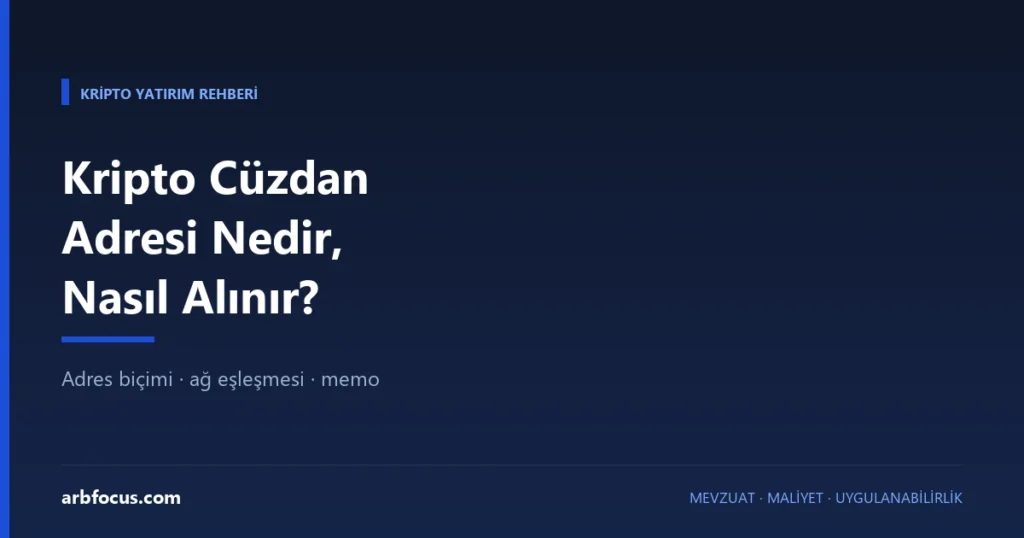 Kripto Cüzdan Adresi Nedir, Nasıl Alınır?
